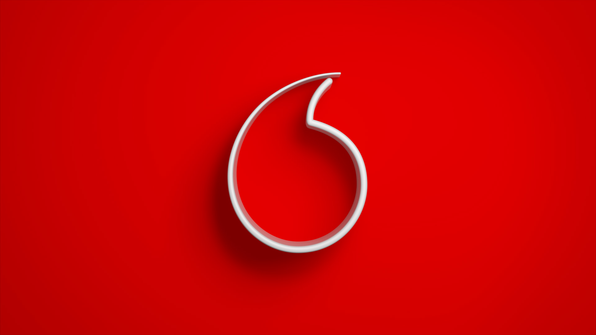 Vodafone Speechmark Red